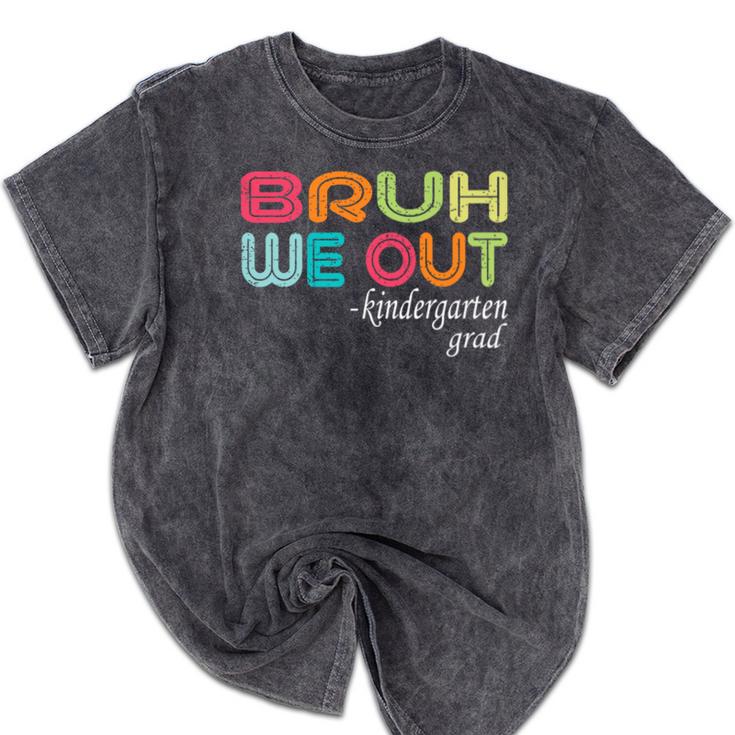 Goodbye Kindergarten Hello 1st Grade Kindergarten Graduation Premium Mineral Wash Tshirts
