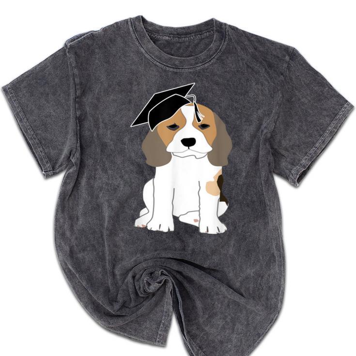 Graduation Beagle Dog 2017 Graduate Graduation Tee Mineral Wash Tshirts