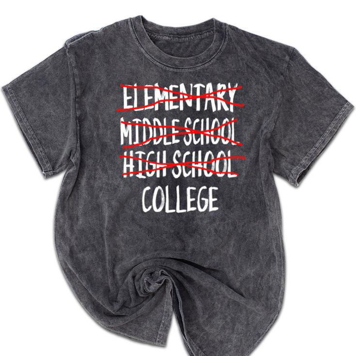 Graduation High School 2025 High School Graduation Premium Tri-Blend Mineral Wash Tshirts