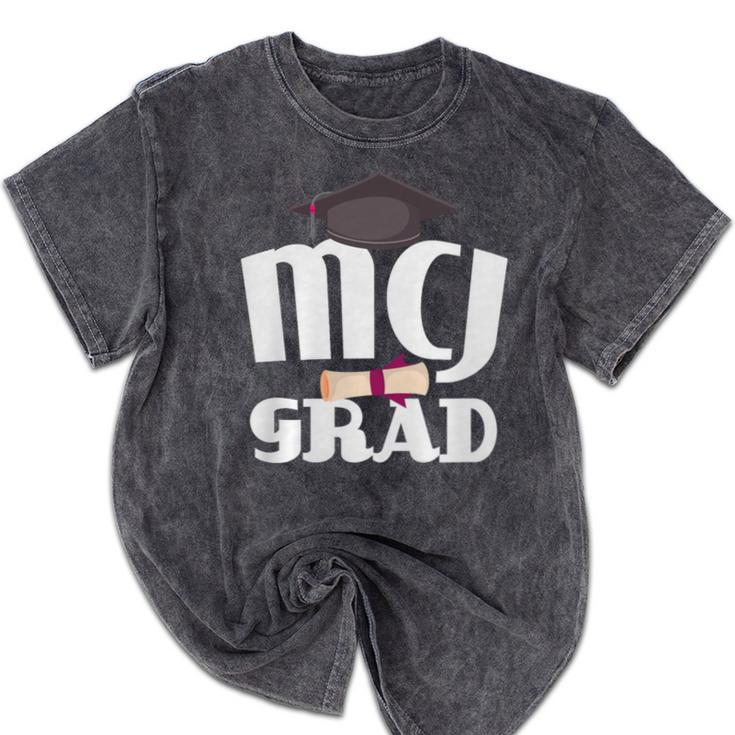 Graduation Masters Criminal Justice Premium Tri-Blend Mineral Wash Tshirts