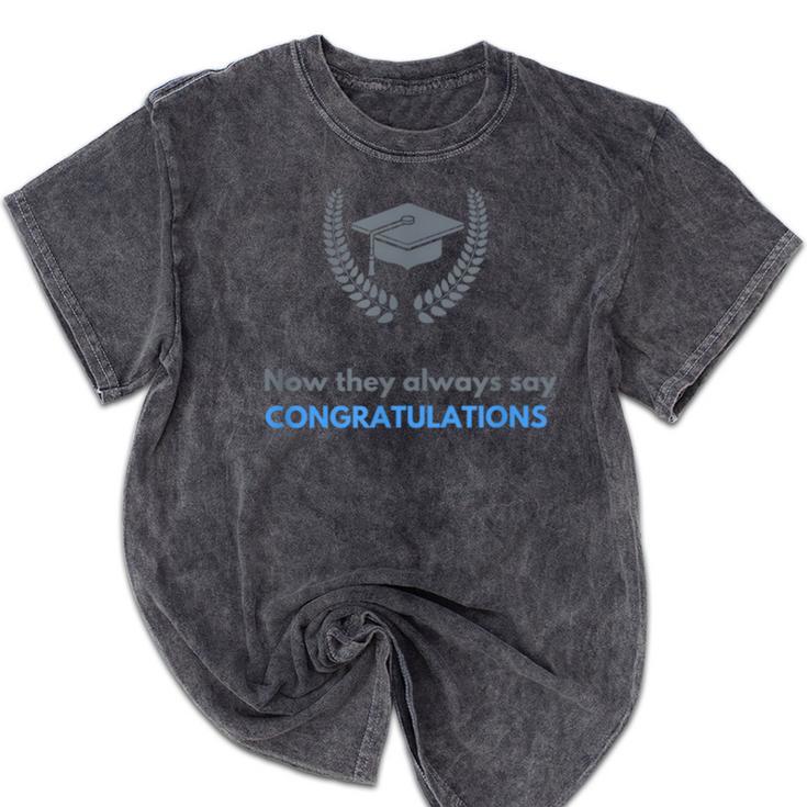 Graduation Tshirt For Men Women And Kids Mineral Wash Tshirts