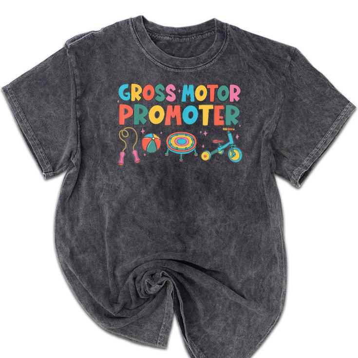 Gross Motor Promoter Physical Therapist Graduation PT Mineral Wash Tshirts