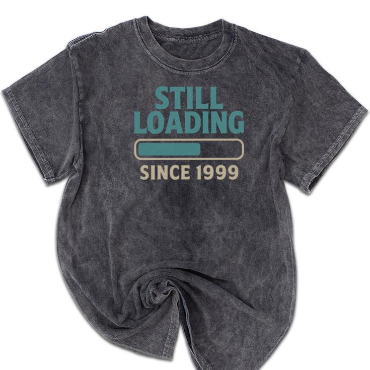 Still Loading Since 1999 Retro Tech Nostalgia Premium Tri-Blend Mineral Wash Tshirts