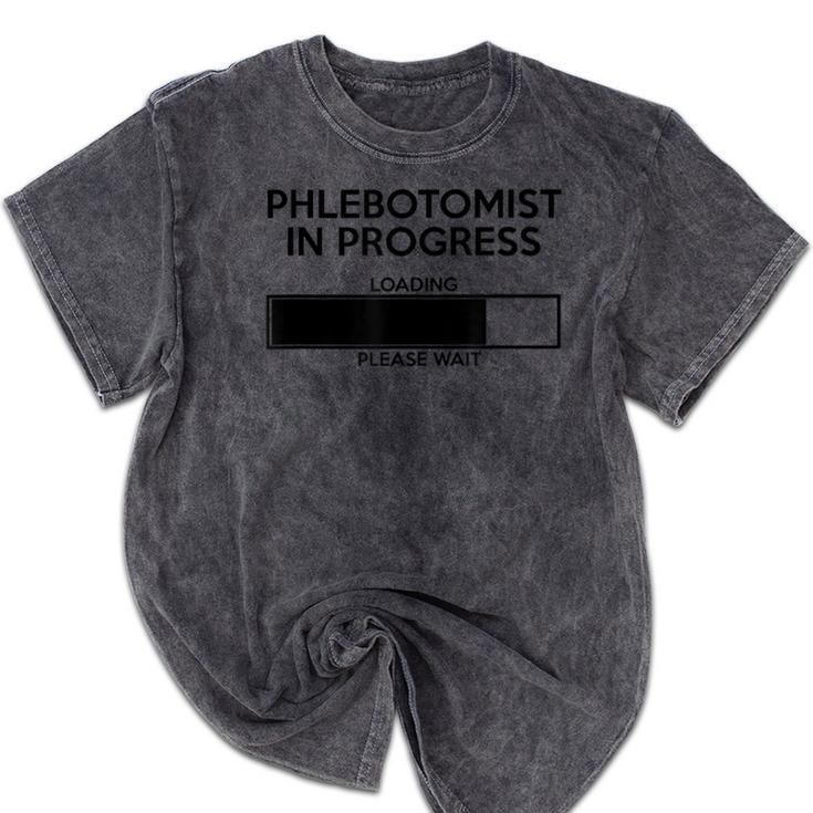 Phlebotomist In Progress Phlebotomy School Graduation Mineral Wash Tshirts