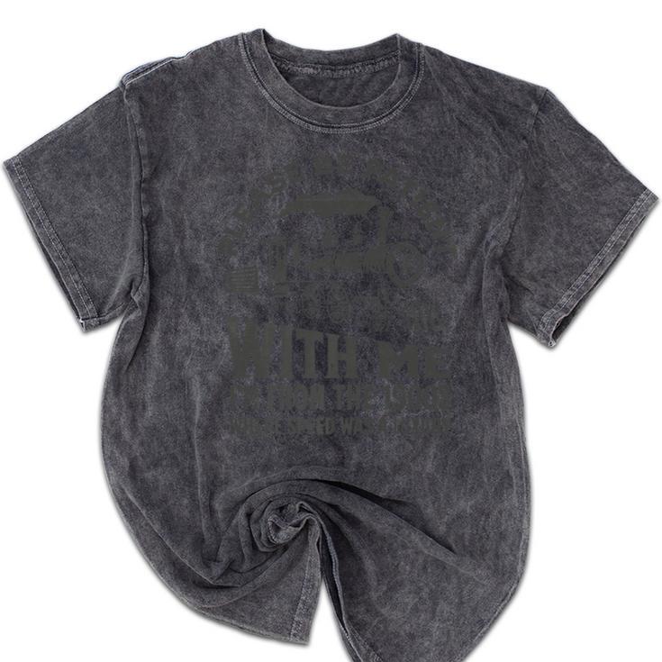 Please Be Patient With Me I'm From The 1900s Funny Train Premium Mineral Wash Tshirts