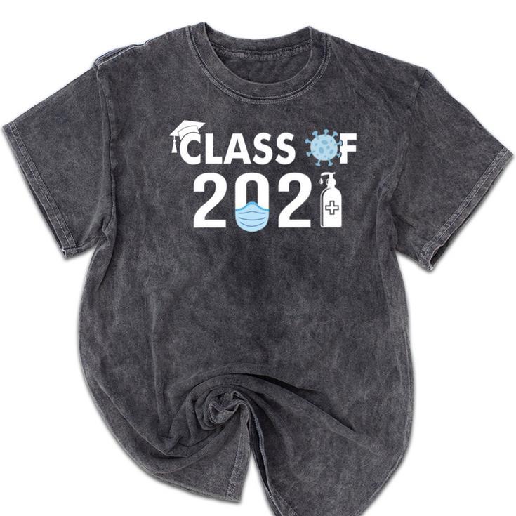 Senior Class Of 2021 Grad Shirt 2021 Graduation Mineral Wash Tshirts