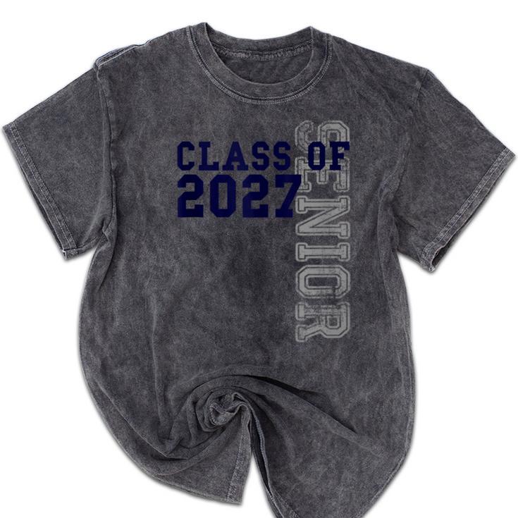 Senior Class Of 2027 Graduation Year High School & College Mineral Wash Tshirts