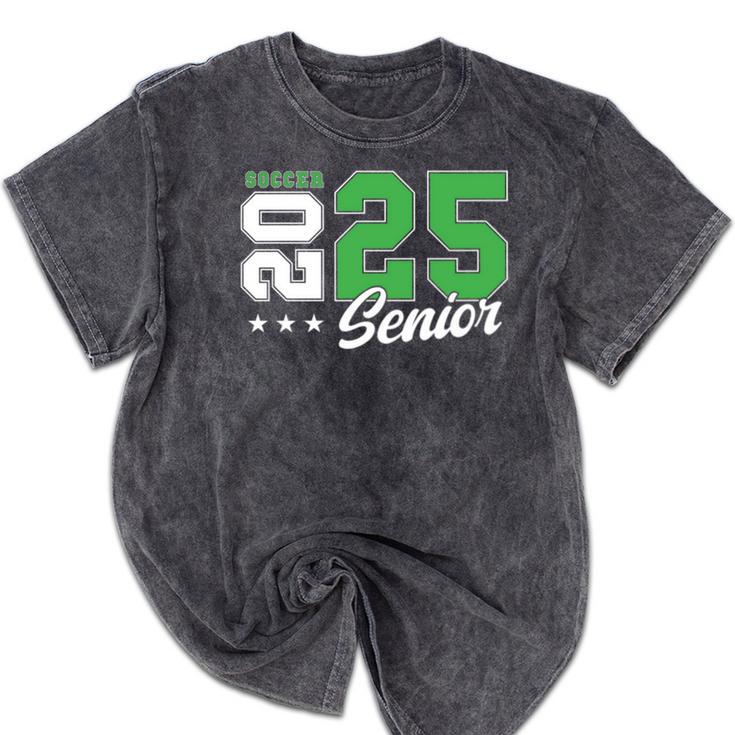 Soccer Senior Night Soccer Senior 2025 Graduation 44 Mineral Wash Tshirts