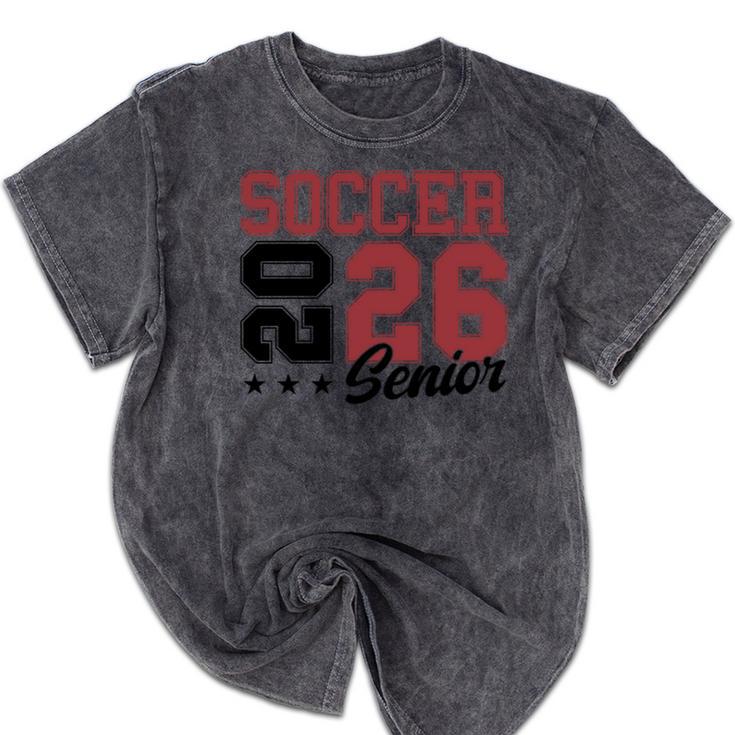 Soccer Senior Night Soccer Senior 2026 Graduation 71 Mineral Wash Tshirts