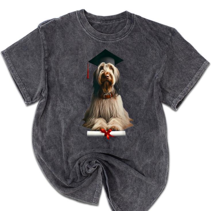 Spinone Italiano Dog Graduation Cap School Graduate Owner Men Women Kids Mineral Wash Tshirts