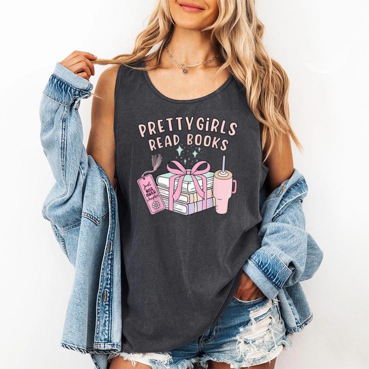 Book Lover's Pretty Girl's Read Books Comfort Colors Tank Top
