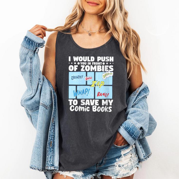 Comics Collecting Book Collector Guide Comics Lover Comfort Colors Tank Top