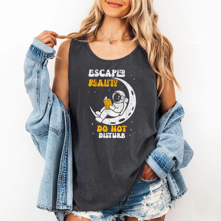 Escaped Reality Do Not Disturb Book Lover Comfort Colors Tank Top