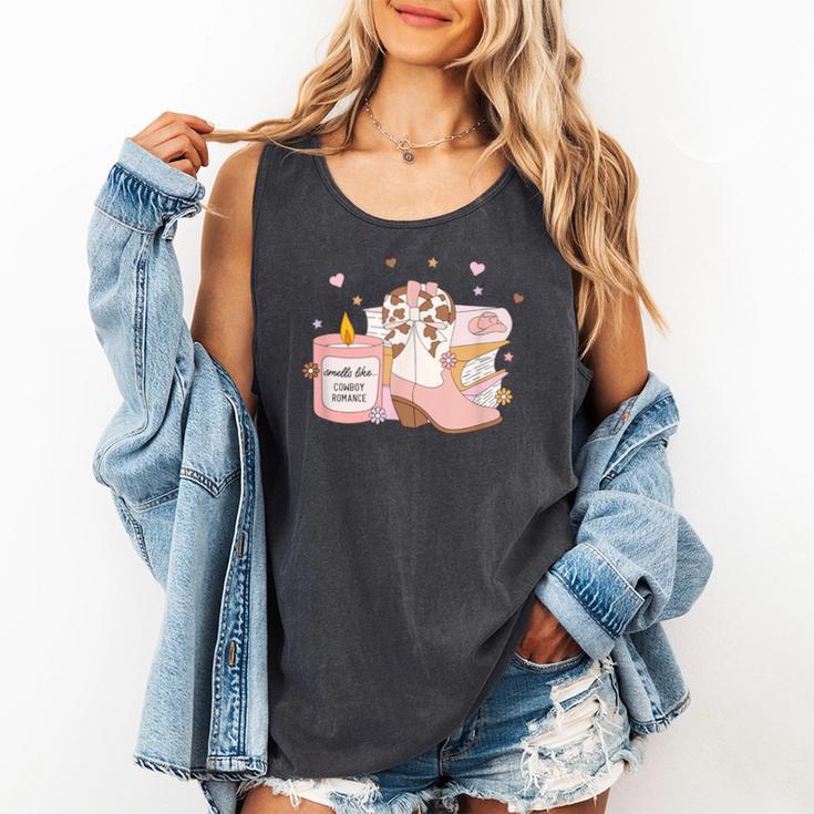 Smells Like Cowboy Romance Book Lover Comfort Colors Tank Top