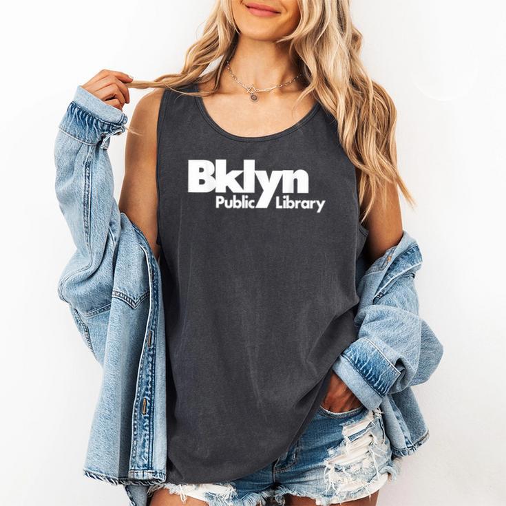 Brooklyn Public Library NY New York Neighborhood Book Lover Comfort Colors Tank Top