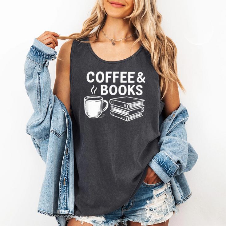 Coffee & Books Comfort Colors Tank Top