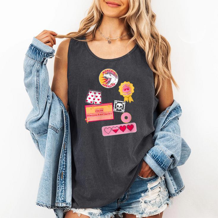 Dungeon Crawler Carl Colorful Sticker Collage LitRPG Book Comfort Colors Tank Top Dungeon Crawler Carl Colorful Sticker Collage LitRPG Book Comfort Colors Tank Top
