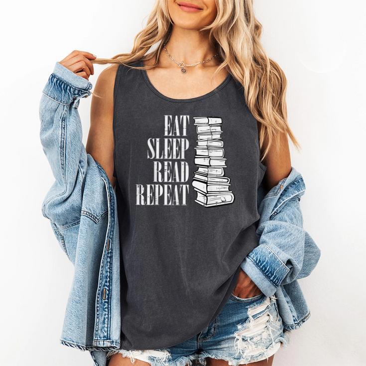 Eat Sleep Read Repeat Reading Book Librarian Men Women Kids Comfort Colors Tank Top Eat Sleep Read Repeat Reading Book Librarian Men Women Kids Comfort Colors Tank Top