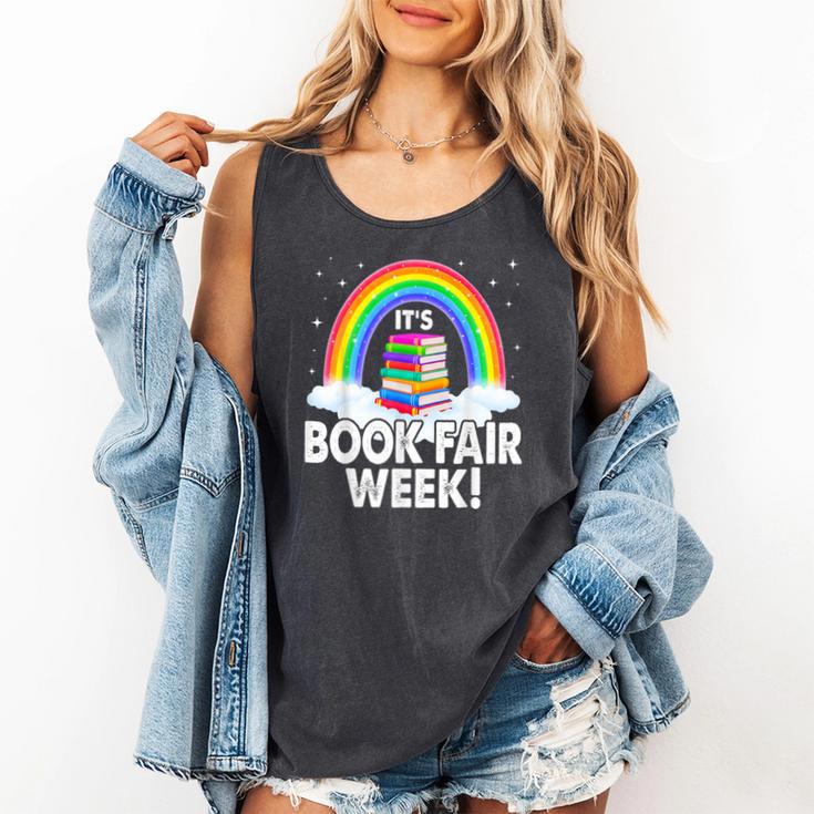 It's Book Fair Week Librarian Library Literacy Reading Comfort Colors Tank Top It's Book Fair Week Librarian Library Literacy Reading Comfort Colors Tank Top