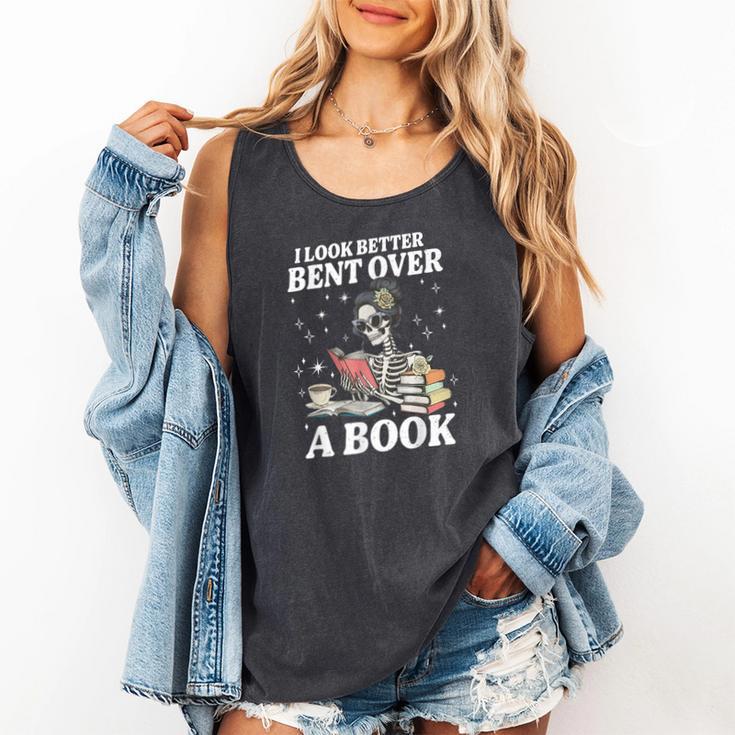 I Look Better Bent Over A Book Book Lover Comfort Colors Tank Top
