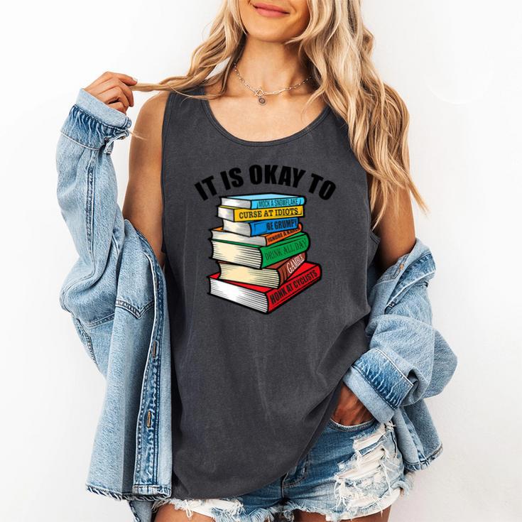 It Is Okay To Be a Grumpy Old Man Book Lover Premium Comfort Colors Tank Top It Is Okay To Be a Grumpy Old Man Book Lover Premium Comfort Colors Tank Top