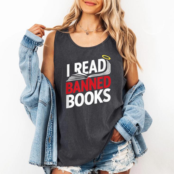 I Read Banned Books Defiant And Bold Comfort Colors Tank Top I Read Banned Books Defiant And Bold Comfort Colors Tank Top