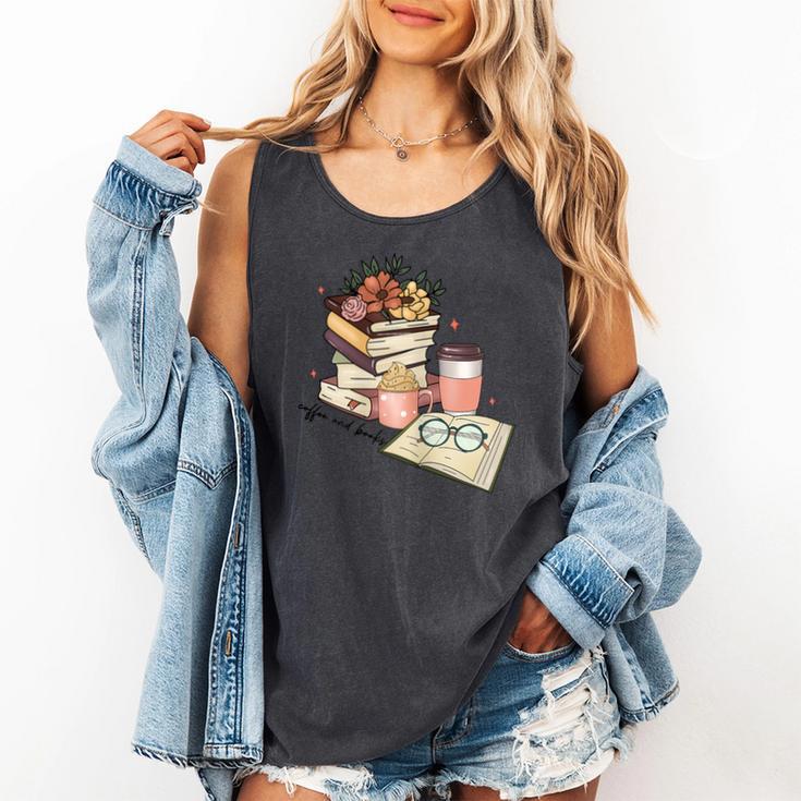 Read Books Drink Coffee For Women Comfort Colors Tank Top
