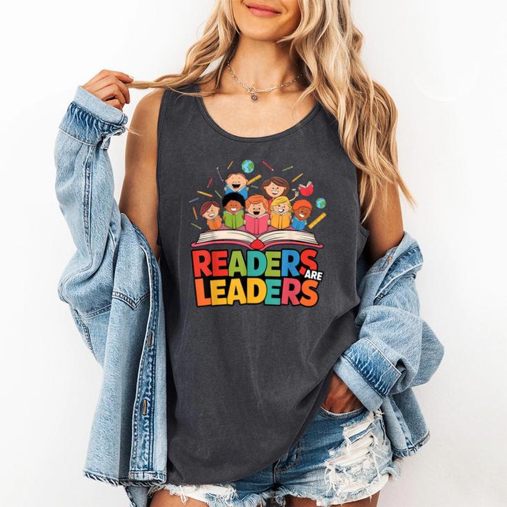 Readers Are Leaders Motivational Reading Book Quote Comfort Colors Tank Top Readers Are Leaders Motivational Reading Book Quote Comfort Colors Tank Top