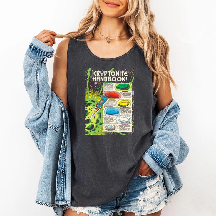 Superman Kryptonite Handbook Premium Tri-Blend Comfort Colors Tank Top Superman Kryptonite Handbook Premium Tri-Blend Comfort Colors Tank Top