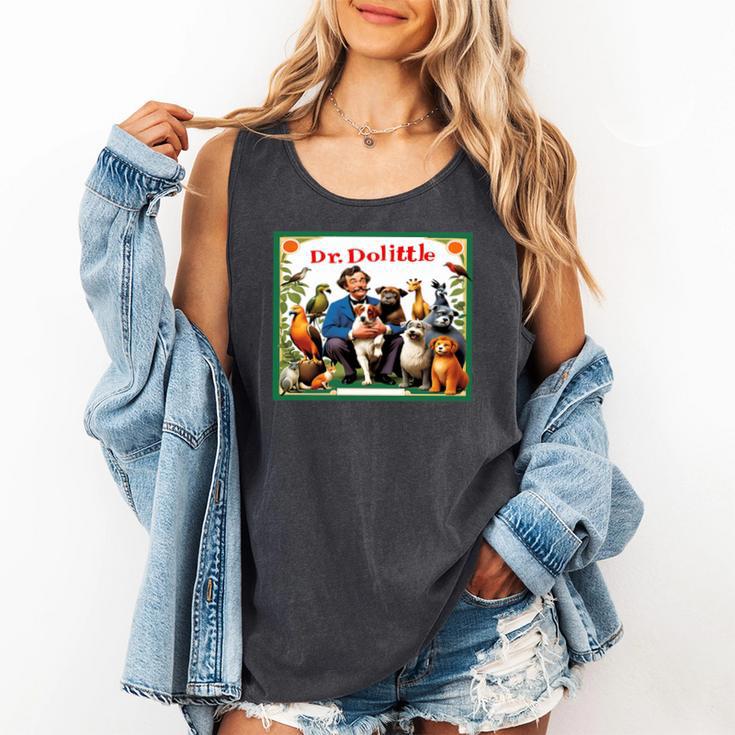 Dr Dolittle Children's Book Cover Premium Tri-Blend Comfort Colors Tank Top