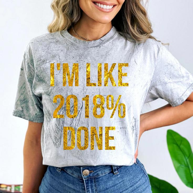 2018 Done High School Senior Graduation New Years Eve Shirt Comfort Color Blast T-Shirt