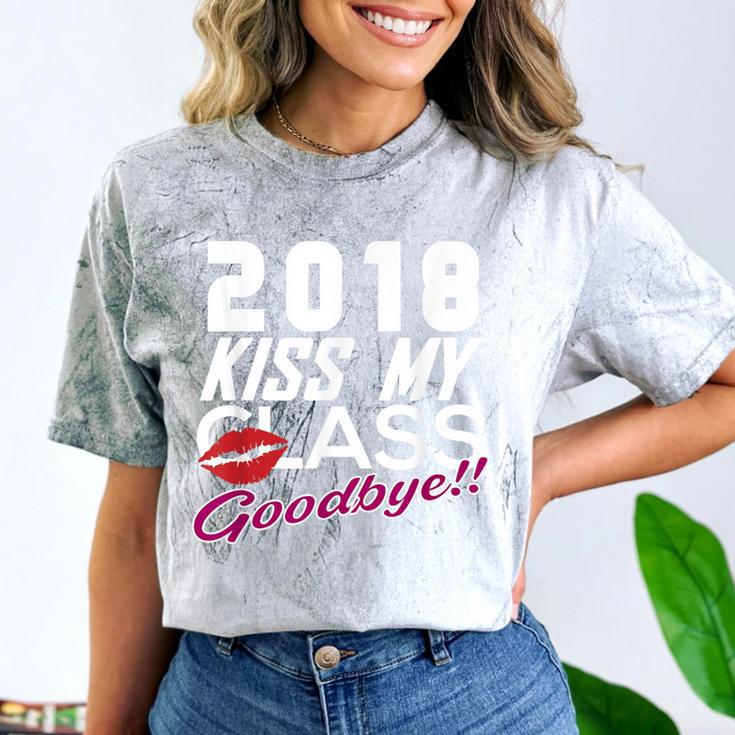 2018 Kiss My Class Goodbye Graduation Comfort Color Blast T-Shirt