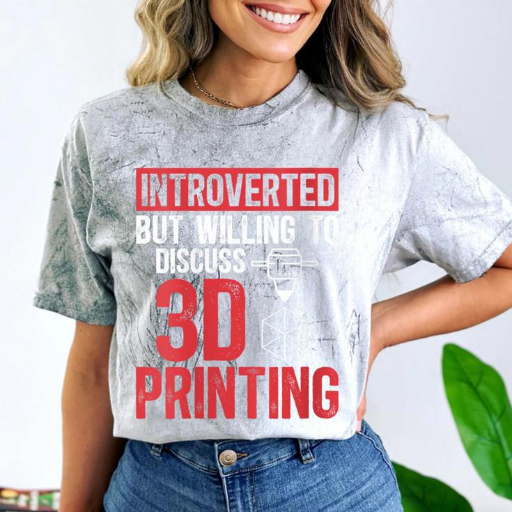 3D Printer Introvert 3D Printing Comfort Color Blast T-Shirt