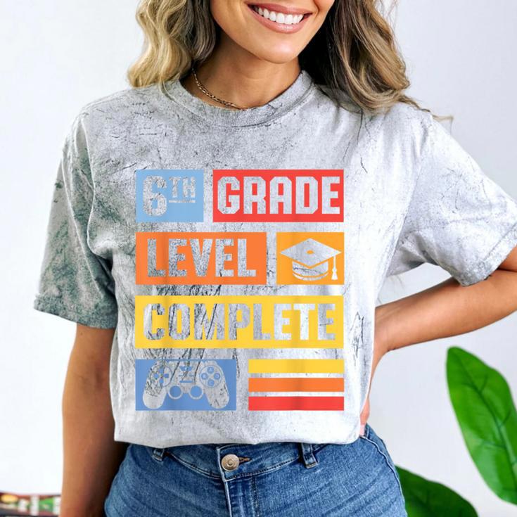 6th Grade Level Complete Shirt Graduation Last Day Of School Comfort Color Blast T-Shirt