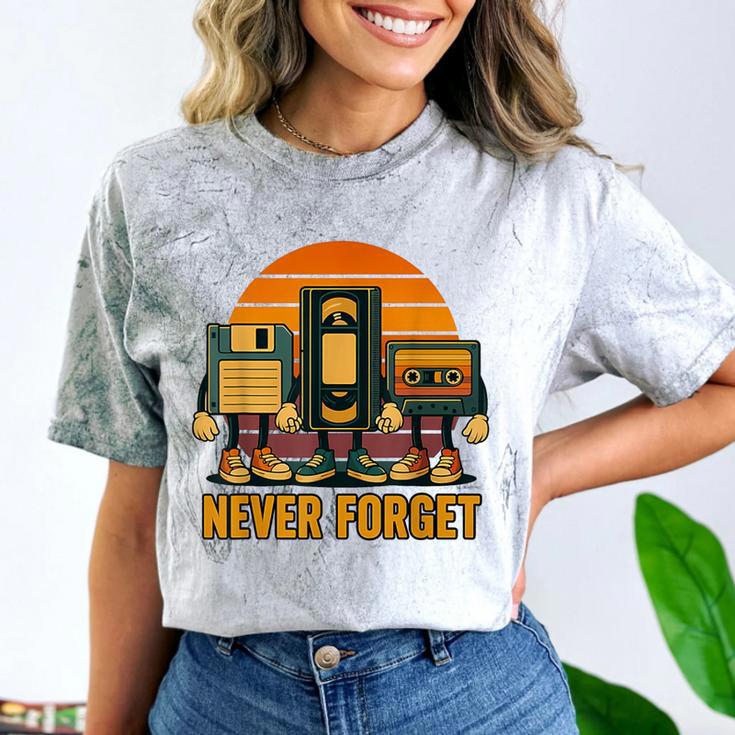90s Nostalgia Never Forget Retro Comfort Color Blast T-Shirt