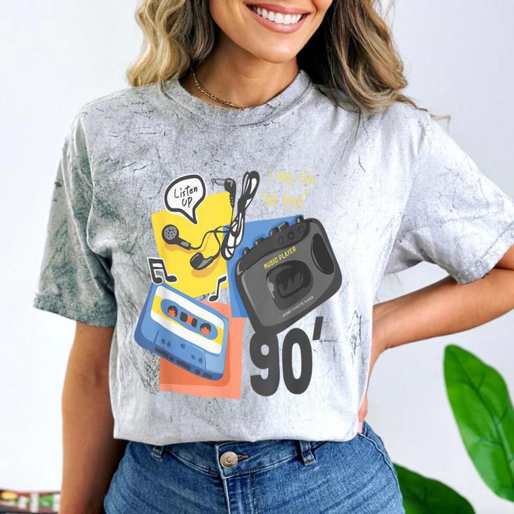 90s Retro Cassette And Walkman Nostalgia Graphic Tee Comfort Color Blast T-Shirt
