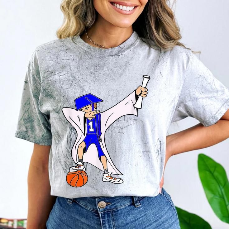 Basketball Dabbing Shirt Senior Graduation Him Her Comfort Color Blast T-Shirt