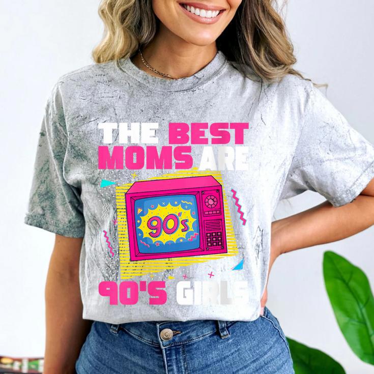 The Best Moms Are 90s Girls 90s Aesthetic Mom Nostalgia Comfort Color Blast T-Shirt