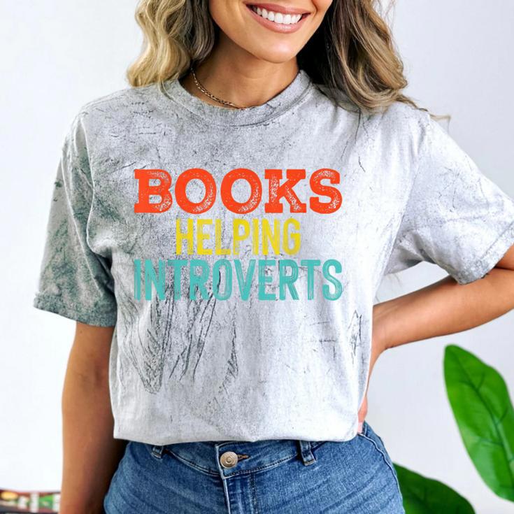 Books Helping Introverts I Introvert Comfort Color Blast T-Shirt