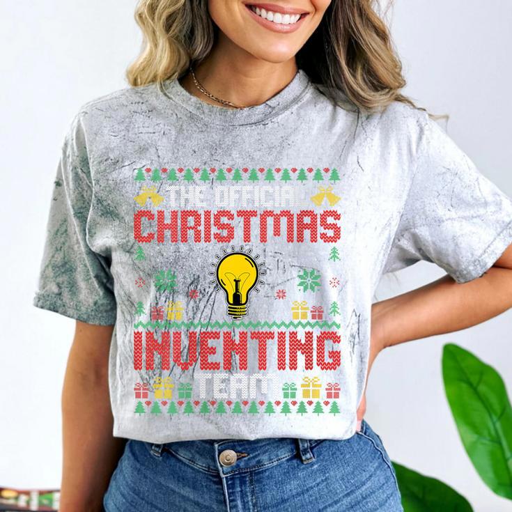 Christmas Inventing Team Inventing Introvert Xmas Comfort Color Blast T-Shirt