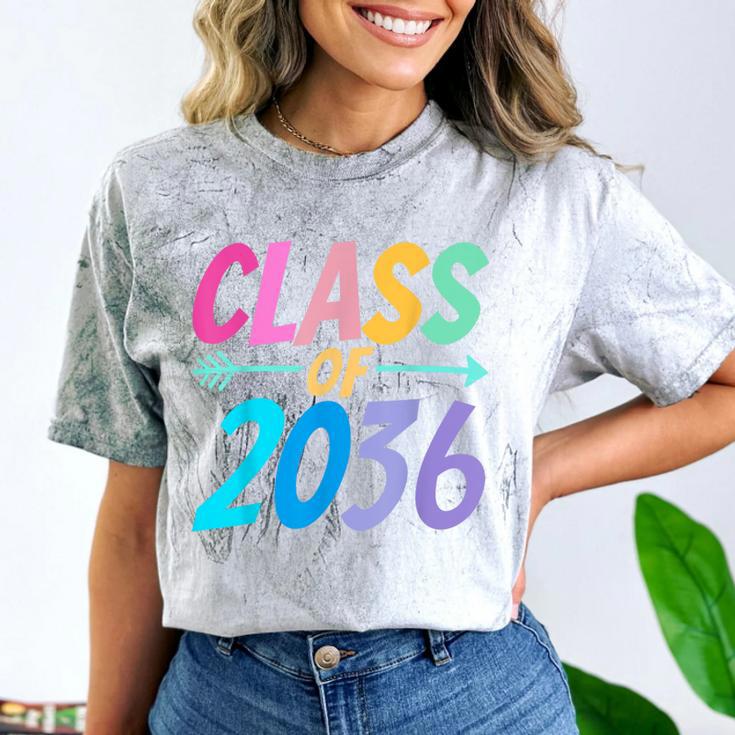 Class Of 2036 First Day Kindergarten Grow With Me Graduation Comfort Color Blast T-Shirt