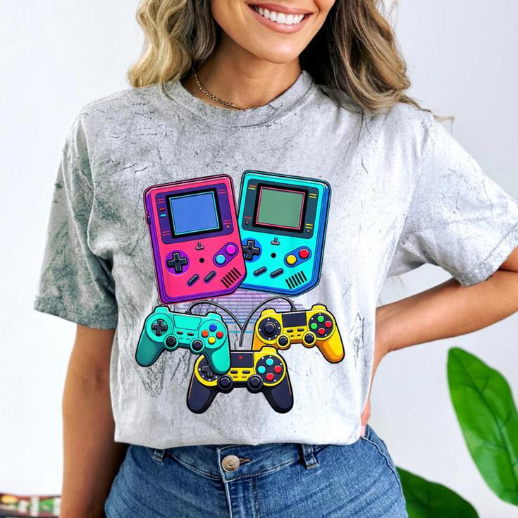 Eighties Console Controller Gaming Player Gadget Nostalgia Comfort Color Blast T-Shirt