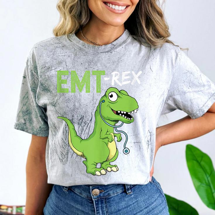EMT Rex Paramedic Graduation Firefighter Comfort Color Blast T-Shirt