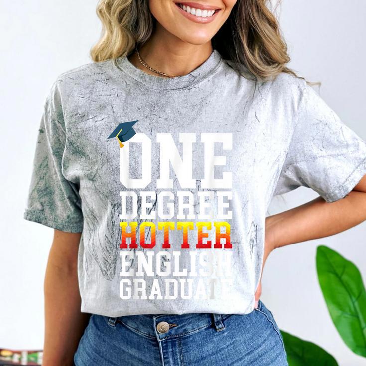 English Major Shirt Now Hotter By One Degree Graduation Comfort Color Blast T-Shirt