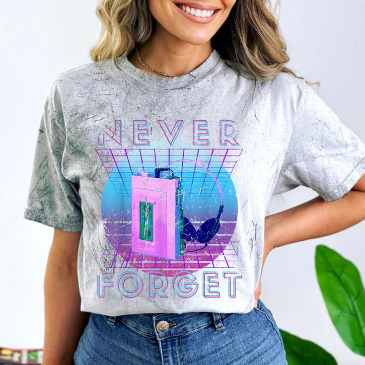 Never Forget Retro 80s 90s Nostalgia Comfort Color Blast T-Shirt