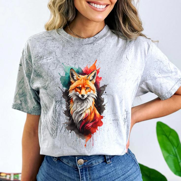Fox For Fox Lovers Men Women Kids Introverts Comfort Color Blast T-Shirt