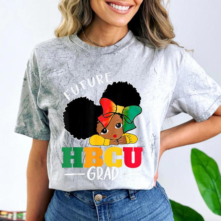 Future HBCU Grad History Girl Graduation HBCU Kids Comfort Color Blast T-Shirt