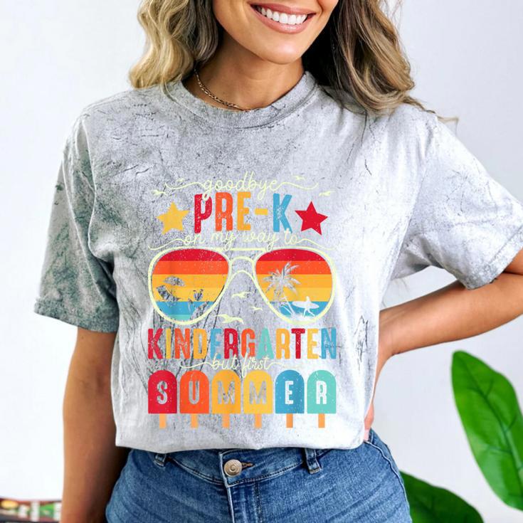 Goodbye Pre-k Graduation Kindergarten Summer Break Graduate Comfort Color Blast T-Shirt