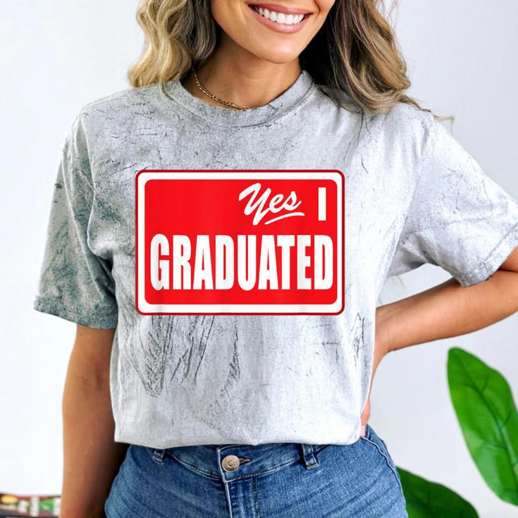 Graduate Class Of 2025 Senior Graduation End Of School Year Comfort Color Blast T-Shirt