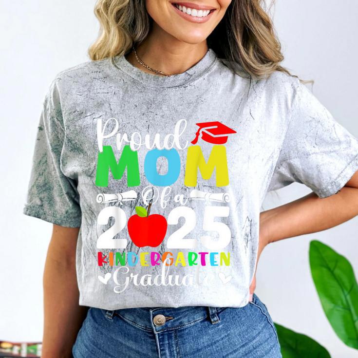 Graduation Proud Mom Of 2025 Kindergarten Graduate Comfort Color Blast T-Shirt